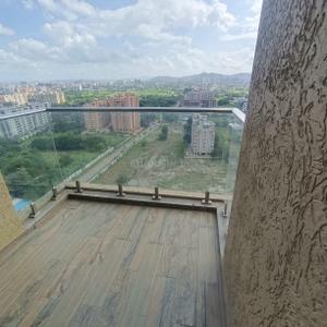 Balcony Image of 1000 Sq.ft 2 BHK Apartment / Flat for rent in Runal Spacio, Ravet Pune for Rs. 30000