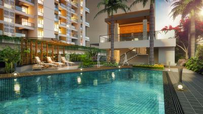 Image of 1117 Sq.ft 2 BHK Apartment / Flat for sale in Sai Pleasure, Wakad, Pune for Rs. 8600000