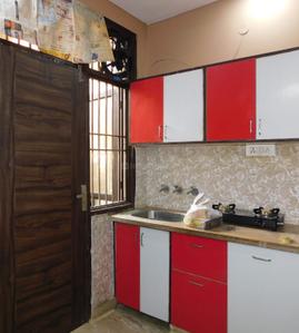 Kitchen Image of 356 Sq.ft 1 BHK Builder Floor for rent in Sector 6 Rohini New Delhi for Rs. 15000