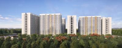 Image of 1211 Sq.ft 2 BHK Apartment / Flat for sale in K Shire, Punawale, Pune for Rs. 7550000