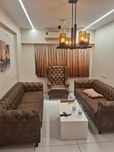 Hall Image of 1500 Sq.ft 3 BHK Apartment / Flat for rent in Shivshakti Royal Glory, Vaishno Devi Circle Ahmedabad for Rs. 37000