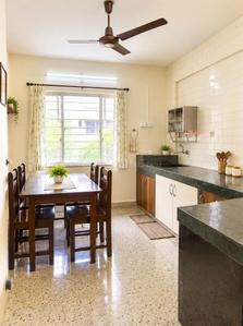Kitchen Image of 1100 Sq.ft 2 BHK Apartment / Flat for rent in Tarangan Park Cooperative Housing Society Limited, Kothrud Pune for Rs. 40000
