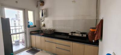 Kitchen Image of 850 Sq.ft 1 BHK Apartment / Flat for rent in Godrej Infinity, Mundhwa Pune for Rs. 40000