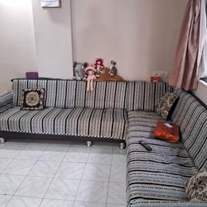 Hall Image of 1200 Sq.ft 2 BHK Apartment / Flat for rent in Adajan Gam Surat for Rs. 22500