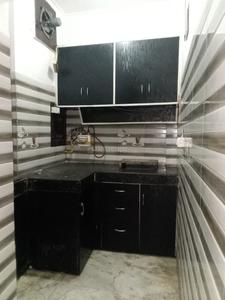 Kitchen Image of 650 Sq.ft 1 BHK Builder Floor for rent in Nawada New Delhi for Rs. 16500