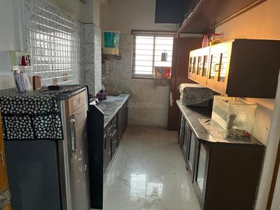 Kitchen Image of 1200 Sq.ft 2 BHK Apartment / Flat for rent in Mahendra Gangotri Exotica, New Gotri Vadodara for Rs. 17000