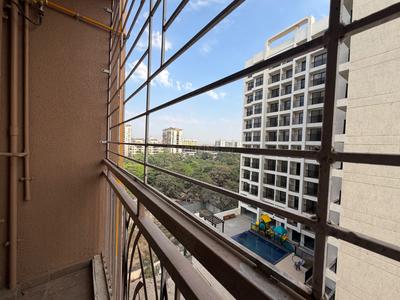 Balcony Image of 650 Sq.ft 1 BHK Apartment / Flat for sale in Aura Luxisca, Panvel Navi Mumbai for Rs. 8200000