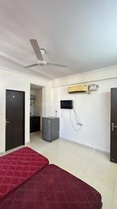 Bedroom Image of 800 Sq.ft 1 RK Builder Floor for rent in Malviya Nagar Jaipur for Rs. 16000