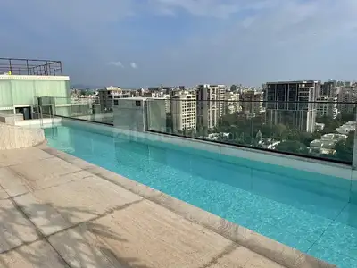Balcony Image of 1300 Sq.ft 3 BHK Apartment / Flat for sale in Raheja Park West, Santacruz West Mumbai for Rs. 93300000