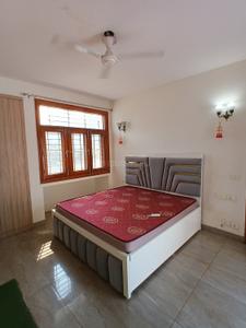 Bedroom Image of 450 Sq.ft 1 RK Builder Floor for rent in Sector 122 Noida for Rs. 20000