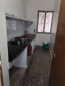 Kitchen Image of 850 Sq.ft 1 BHK Builder Floor for rent in Krishna Nagar Lucknow for Rs. 12000