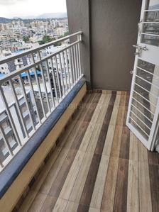 Balcony Image of 960 Sq.ft 2 BHK Apartment / Flat for rent in Krisala 41 Evoke Phase 1, Ravet Pune for Rs. 22000