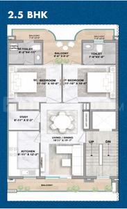 2.5 BHK Flat