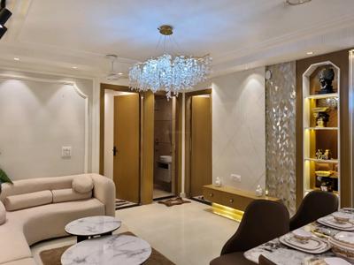 Living Room Image of 1000 Sq.ft 3 BHK Apartment / Flat for sale in Hans Luxury Floor, Hastsal New Delhi for Rs. 6200000