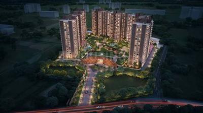 Image of 1156 Sq.ft 2 BHK Apartment / Flat for sale in Ashiana Malhar, Hinjawadi, Pune for Rs. 8300000