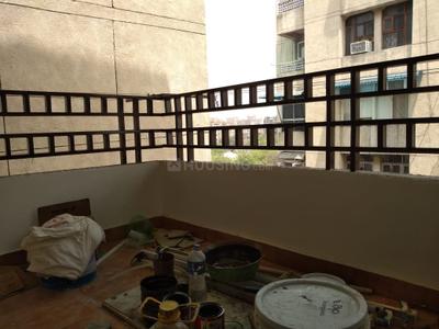 Balcony Image of 1299 Sq.ft 3 BHK Builder Floor for rent in Karol Bagh New Delhi for Rs. 40000