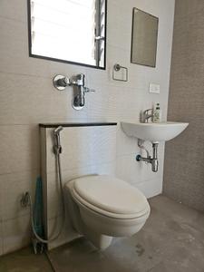 Common Bathroom Image of 1073 Sq.ft 2 BHK Apartment / Flat for sale in Nyati Elan, Wagholi Pune for Rs. 7300000