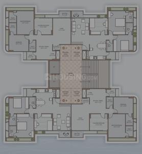 Image of 1845 Sq.ft 3 BHK Apartment / Flat for sale in Vivanta Lake View, Vaishno Devi Circle, Ahmedabad for Rs. 6850000