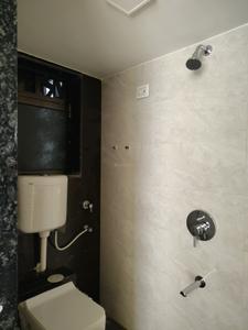 Common Bathroom Image of 655 Sq.ft 2 BHK Apartment / Flat for rent in Parshwanath Galaxy, Kasarvadavali Thane for Rs. 25600