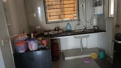 Kitchen Image of 1200 Sq.ft 2 BHK Apartment / Flat for sale in Safal Parisar II, South Bopal Ahmedabad for Rs. 6500000