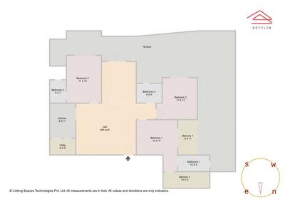Image of 1248 Sq.ft 3 BHK Apartment / Flat for sale in Uttarahalli Hobli, Bengaluru for Rs. 21300000