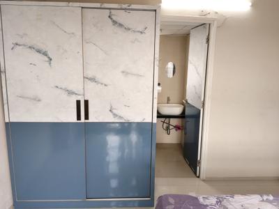 Bedroom Image of 1100 Sq.ft 2 BHK Apartment / Flat for rent in Godrej Green Glades, Jagatpur Ahmedabad for Rs. 30000