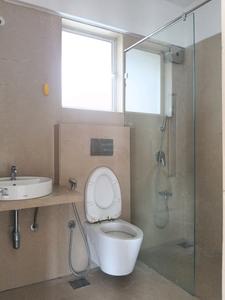 Common Bathroom Image of 1650 Sq.ft 3 BHK Apartment / Flat for rent in Soham Crystal Spires, Thane West Thane for Rs. 82000
