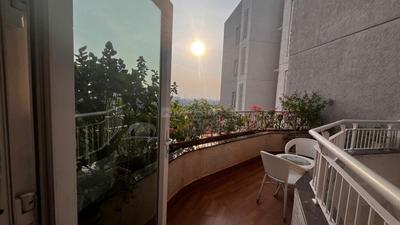 Balcony Image of 2356 Sq.ft 3.5 BHK Apartment / Flat for rent in L And T Raintree Boulevard, Sahakara Nagar Bengaluru for Rs. 130000