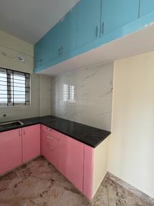 Kitchen Image of 550 Sq.ft 1 BHK Apartment / Flat for rent in Kudlu Bengaluru for Rs. 22000