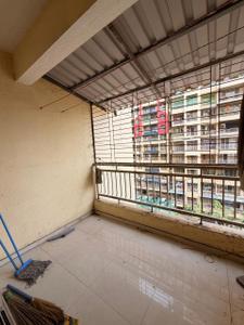 Balcony Image of 650 Sq.ft 1 BHK Apartment / Flat for rent in Dombivli West Thane for Rs. 16000