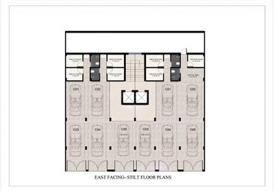 Floor Plan Image of 2034 Sq.ft 3 BHK Builder Floor for sale in SJP Shri Radha Gulmohar Apartment, Govardhan Mathura for Rs. 10000000