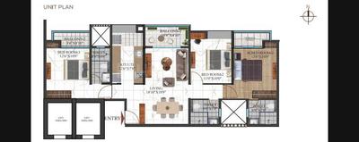 Image of 1408 Sq.ft 3 BHK Apartment / Flat for sale in Codename Superstar, Undri, Pune for Rs. 8200000