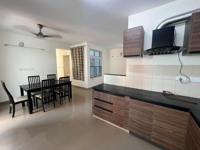 Kitchen Image of 1300 Sq.ft 3 BHK Apartment / Flat for rent in Akshaya January, Thaiyur Chennai for Rs. 28000