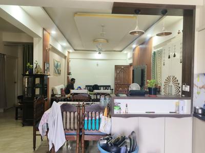 Dining Area Image of 1458 Sq.ft 3 BHK Apartment / Flat for rent in Visthar Bengaluru for Rs. 35000