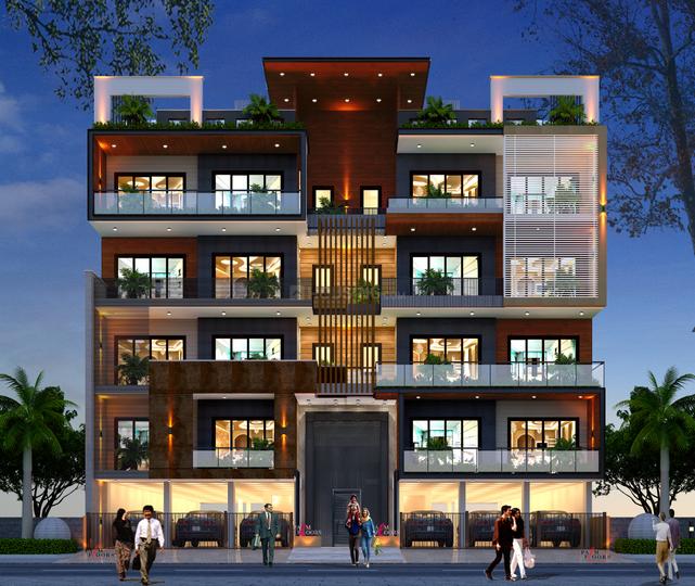 2710 Sqft 4 BHK Independent Floor for sale in Palm Floor Sushant Lok 1