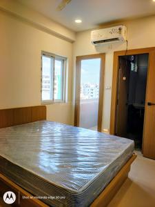 Bedroom Image of 700 Sq.ft 1 RK Apartment / Flat for rent in Madhapur Hyderabad for Rs. 24000