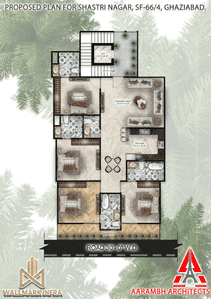 Image of 1900 Sq.ft 4 BHK Builder Floor for sale in Manglam Dev Homes, Shastri Nagar, Ghaziabad for Rs. 17000000