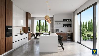 Kitchen Image of 1970 Sq.ft 3 BHK Duplex for sale in Rajarhat Kolkata for Rs. 9500000