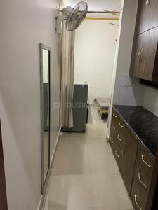 Kitchen Image of 500 Sq.ft 1 BHK Builder Floor for rent in Dwarka Mor New Delhi for Rs. 15000