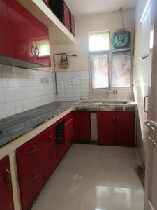 Kitchen Image of 1350 Sq.ft 3 BHK Apartment / Flat for rent in Batla Apartments, Patparganj New Delhi for Rs. 34000
