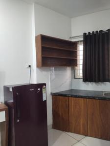 Kitchen Image of 350 Sq.ft 1 RK Studio for rent in Vijay Nagar Indore for Rs. 13999