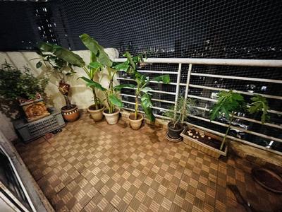 Balcony Image of 1950 Sq.ft 3 BHK Apartment / Flat for rent in Kesar Harmony, Kharghar Navi Mumbai for Rs. 115000