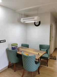 Dining Area Image of 1000 Sq.ft 3 BHK Apartment / Flat for sale in Godrej Garden City, Chandkheda Ahmedabad for Rs. 8000000