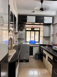 Kitchen Image of 580 Sq.ft 1 BHK Apartment / Flat for rent in Veena Geet Sangeet, Kandivali West Mumbai for Rs. 36000