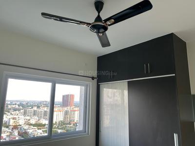 Bedroom Image of 684 Sq.ft 2 BHK Apartment / Flat for rent in Prestige Primrose Hills, Uttarahalli -Manavarthekaval Bengaluru for Rs. 45000