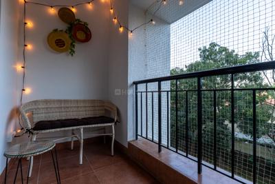 Balcony Image of 2000 Sq.ft 3 BHK Apartment / Flat for rent in Adarsh Palm Retreat Tower 1, Bellandur Bengaluru for Rs. 130000