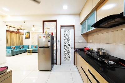 Kitchen Image of 1413 Sq.ft 2 BHK Apartment / Flat for sale in Samved Green Valley, Sargasan Gandhinagar for Rs. 7700000