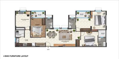 Image of 1170 Sq.ft 3 BHK Apartment / Flat for sale in ACL Love Home Joypur, Budhsinghpura, Jaipur for Rs. 5790000