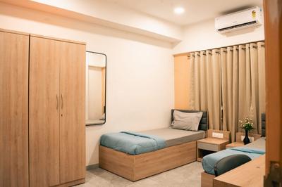 Bedroom Image of Hsquare hostel  in Vile Parle West, Mumbai