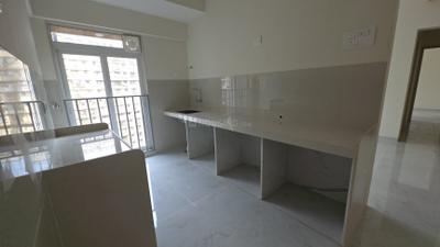 Kitchen Image of 1050 Sq.ft 3 BHK Apartment / Flat for rent in Swastik Platinum, Vikhroli East Mumbai for Rs. 80000